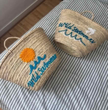 Photo of free Straw baskets (Dulwich) #1