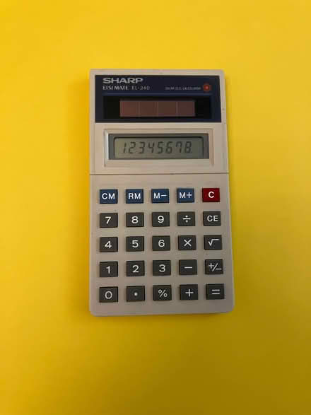 Photo of free Sharp Solar-Powered Calculator (Cambrian, San Jose) #1