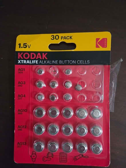 Photo of free Button batteries (Bluebell Hill ME5) #1