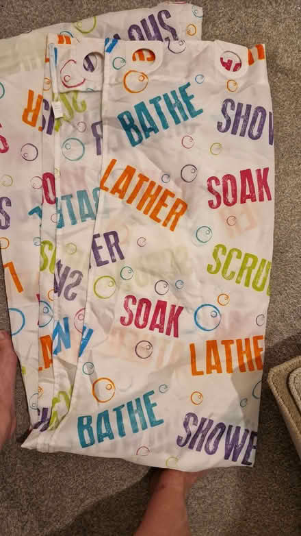 Photo of free Shower curtain (Upton Priory SK10) #1