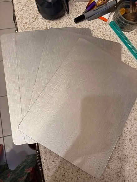 Photo of free 4 silver cork placemats (Limehouse E1) #1