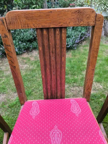 Photo of free Vintage oak dining chairs x 4 (Kenley CR8) #3