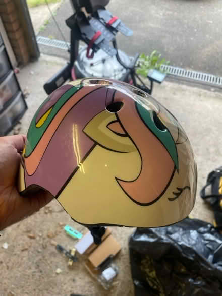 Photo of free Kids unicorn bike helmet (Gainsborough, Ipswich, IP3) #1