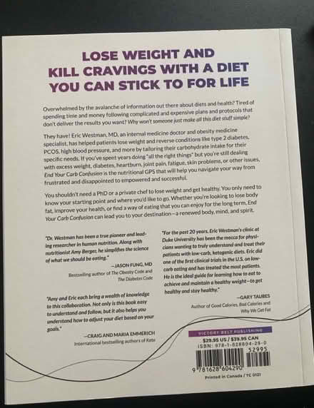 Photo of free End Your Carb Confusion book (CB24 9YF) #2