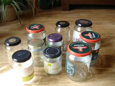 Photo of free Ten glass jars with lids (Coleview SN3) #1