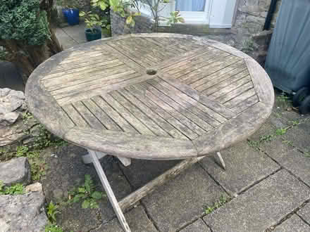 Photo of free Wooden garden table (Kendal LA9) #2