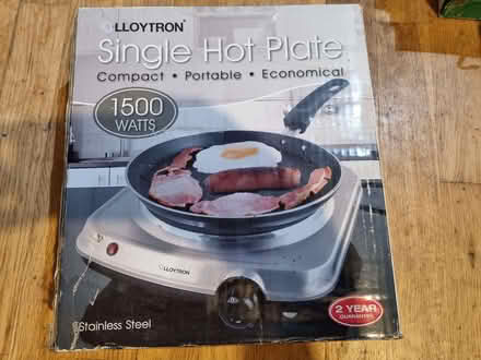 Photo of free Single Table Top Hotplate 1500W - Lloytron E831SS (Wooburn Green HP10) #1