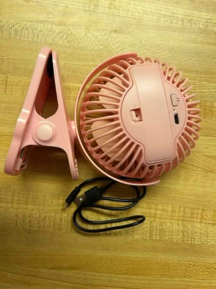 Photo of free Pink clip fan - usb or battery (East Hollywood) #2