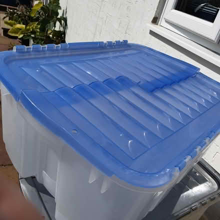 Photo of free x2 stacking crates with flap lids (seaton EX12) #2