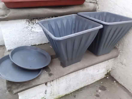 Photo of free Flower pots and trays (Chatham ME4) #1