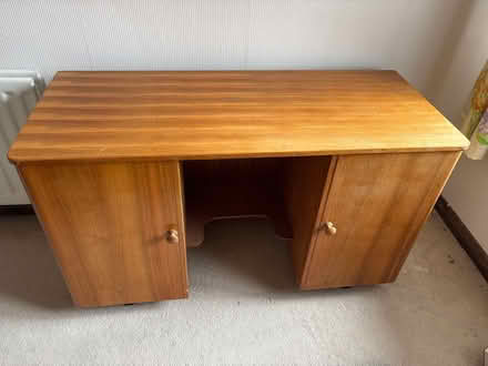 Photo of free Solid wooden desk (Longden Road, Shrewsbury) #1