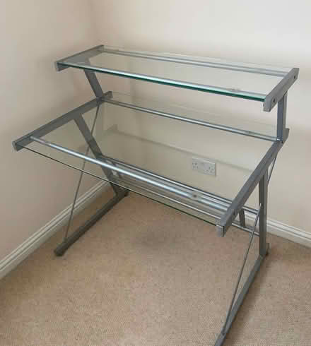 Photo of free Computer table, glass (Wollaton NG8) #1