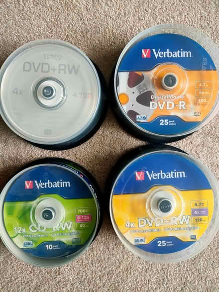 Photo of free Blank DVD and CD Discs (Surrey Heath GU24) #1