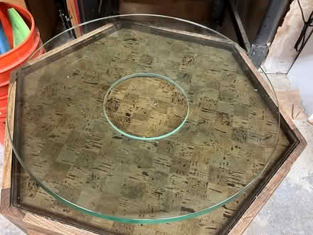 Photo of free Clear glass disc (Pleasanton Country Fair) #2