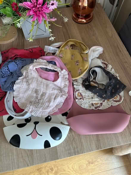 Photo of free Nappies and bibs (Manchester M8) #3