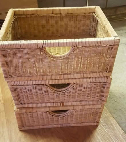 Photo of free Storage baskets x 3 (Frimley Green GU16) #1