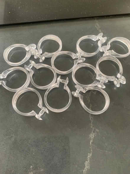 Photo of free Shower curtain rings (Bracknell RG12) #1