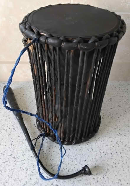 Photo of free Small, Leather African? Drum (DA1) #2