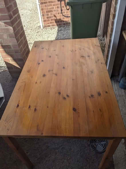 Photo of free Pine table 76w 120L 74H (Billericay CM11) #1