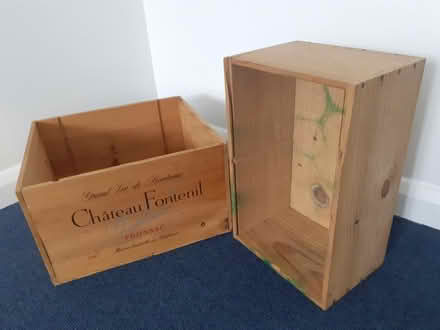 Photo of free Wood wine crates x 2 (Mildmay N1) #2