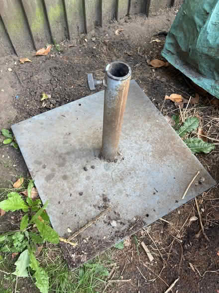Photo of free Metal Garden Umbrella Stand (Kingston Gate KT2) #1