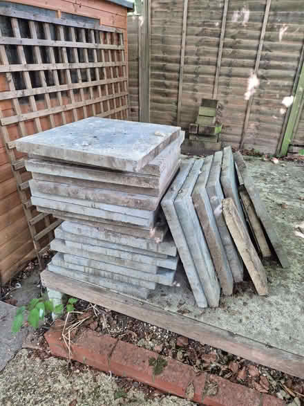 Photo of free Concrete paving slabs, 22 slabs, 60 x 60 cm (Purley on Thames RG8) #1