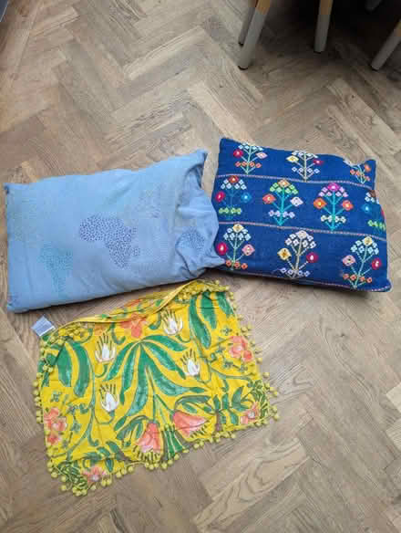 Photo of free Two cushions and cover (Richmond, TW9) #1