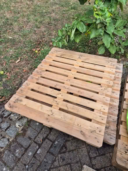 Photo of free 2 wooden pallets (Purley on Thames RG8) #1
