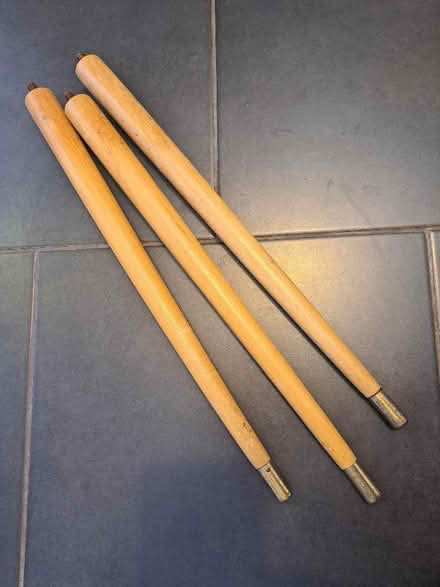 Photo of free 3 small stool or table legs (Bowerham LA1) #1