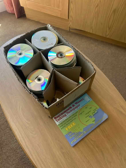 Photo of free Aprox 500 USED CD-R Silver discs (Bearwood, BH11 9UH) #1