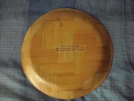 Photo of free Bamboo Plate with picture of Jamica West Indies (Grange Court E10) #2