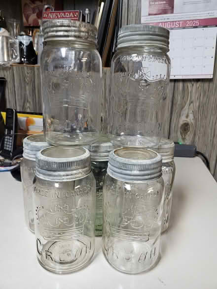 Photo of free Crown Canning Jars (Winston Churchill & Dundas) #1