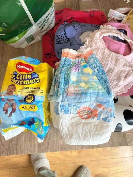 Photo of free Nappies and bibs (Manchester M8) #2