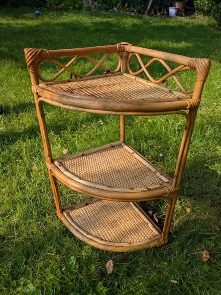 Photo of free Wicker shelf (Bampton CA10) #1