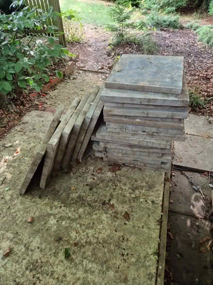 Photo of free Concrete paving slabs, 22 slabs, 60 x 60 cm (Purley on Thames RG8) #3