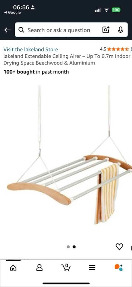 Photo of Ceiling laundry dryer (Hanworth TW13) #1