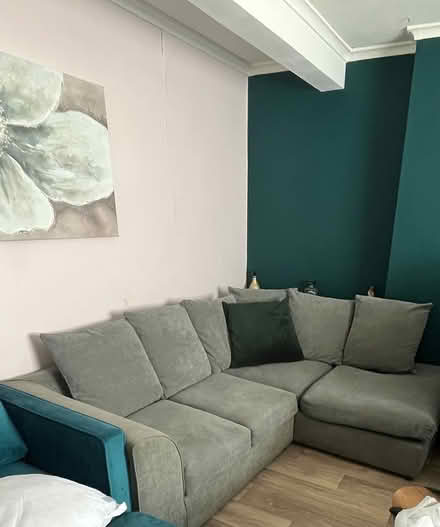 Photo of free Grey corner sofa (High Street Cheshunt EN8) #1