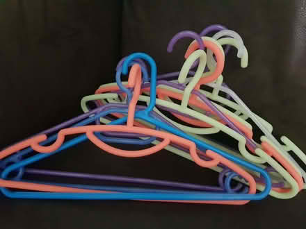 Photo of free Good quality plastic coathangers (Kendal LA9) #1