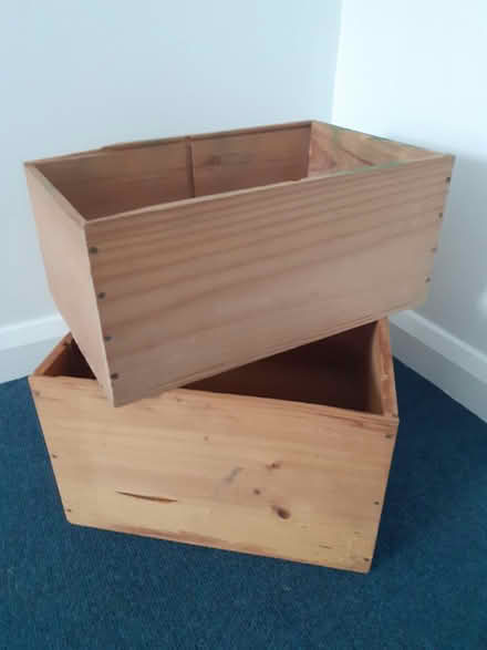 Photo of free Wood wine crates x 2 (Mildmay N1) #1