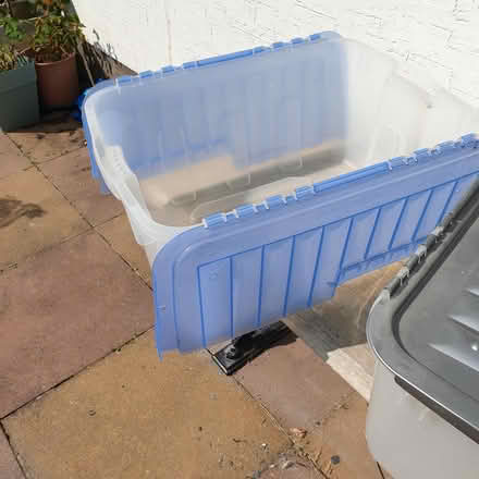 Photo of free x2 stacking crates with flap lids (seaton EX12) #3