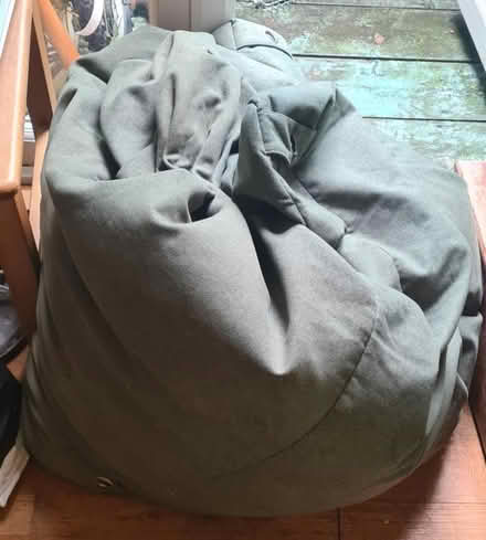 Photo of free Large green bean bag (ME1) #1
