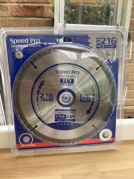 Photo of free Circular saw blade - brand new - size details in photo (Lower Wolvercote OX2) #1
