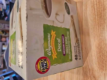 Photo of free 48 count decaf coffee pods unopened (Ashburn) #1