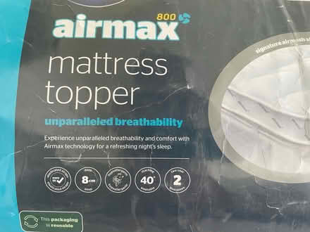 Photo of free Silentnight Airmax Mattress Topper (Rochester) #2