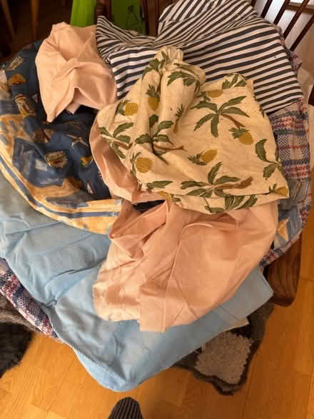 Photo of free Large bag of mixed larger fabric remnants (Wivenhoe CO7) #1