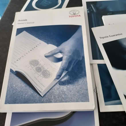 Photo of free Toyota Avensis 07 handbook pack (Livingston EH54) #2
