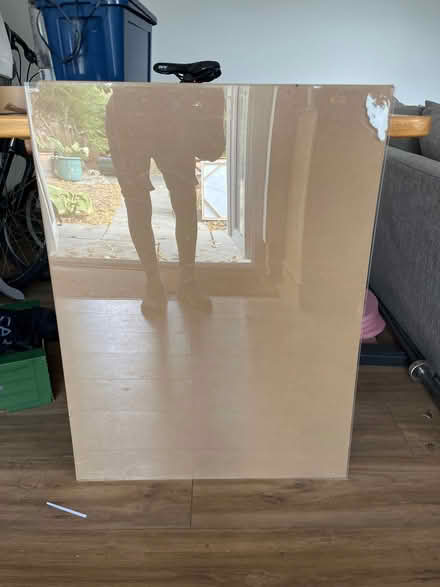 Photo of free Perspex with hardboard back (Great Baddow CM2) #1