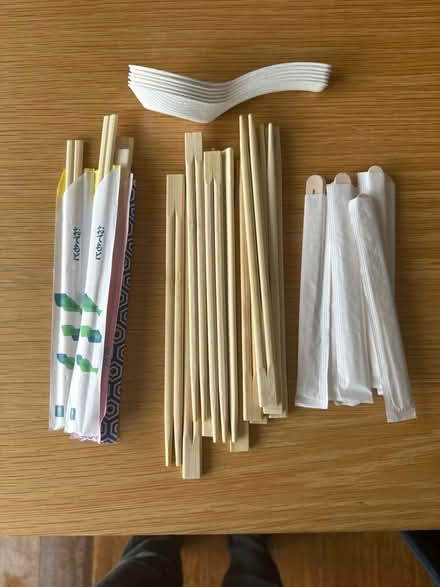 Photo of free Unused chopsticks and spoons (Southdown AL5) #1