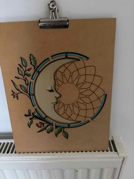 Photo of free Laser cut picture of the moon (Limehouse E1) #1