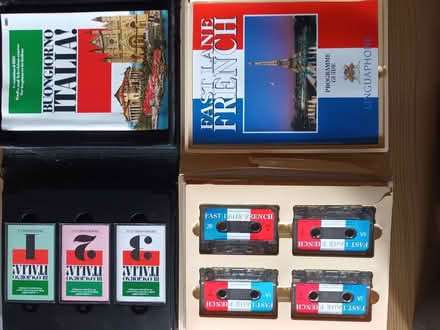 Photo of free Language tapes and books. (Sutton BD20) #1